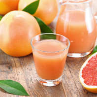 Foto des Grapefruitsaftes