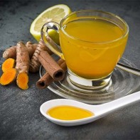 Photo du thé au curcuma