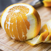 Foto von Orangenschalen