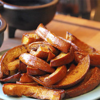 Photo de citrouille cuite au four 4
