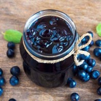 Photo de confiture de myrtilles