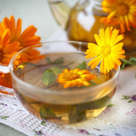 Photo de tisane de calendula