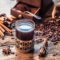 Foto von Kaffee mit Zimt 3