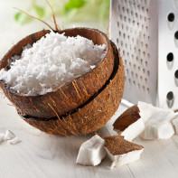 Photo de noix de coco râpée 3