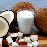 Photo de lait de coco