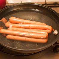 Photo de saucisses cuites 4