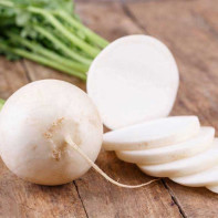 Photo de radis blanc
