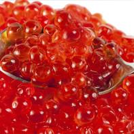 Photo de caviar rouge