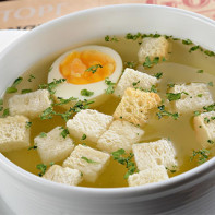 Photo de bouillon de poulet