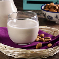 Photo du lait d'amande