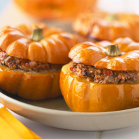 Photo de citrouille cuite au four 2