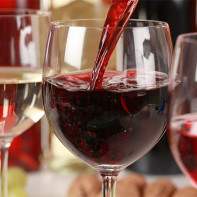 Photo de vin rouge