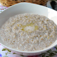 Photo de bouillie d'orge