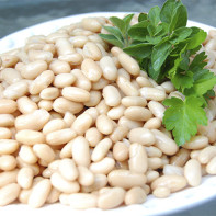 Photo de haricots blancs