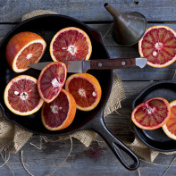 Photo d'oranges rouges 2