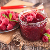 Photo de confiture de framboises