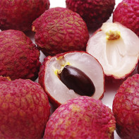 Foto der Litschi-Frucht