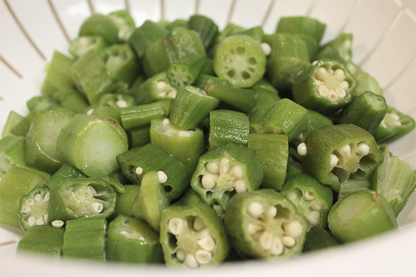 Okra beim Abnehmen