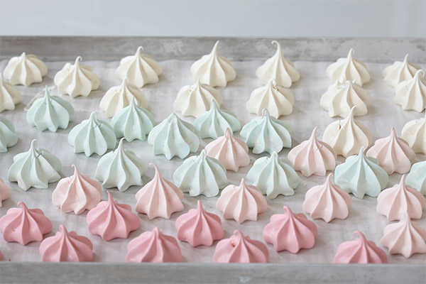 Rezept für buntes Baiser