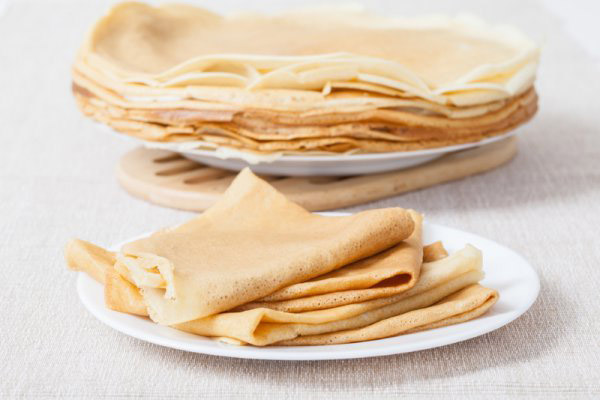Crêpes à l'eau minérale