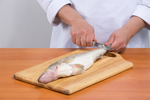 Wie Sie Fisch schnell von Schuppen befreien