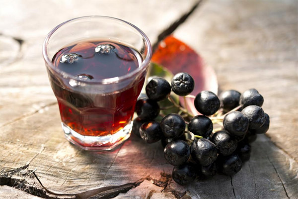 Teinture de baies d'aronia séchées