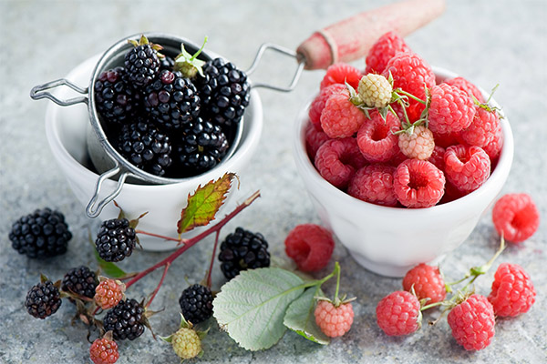 Framboise et mûre