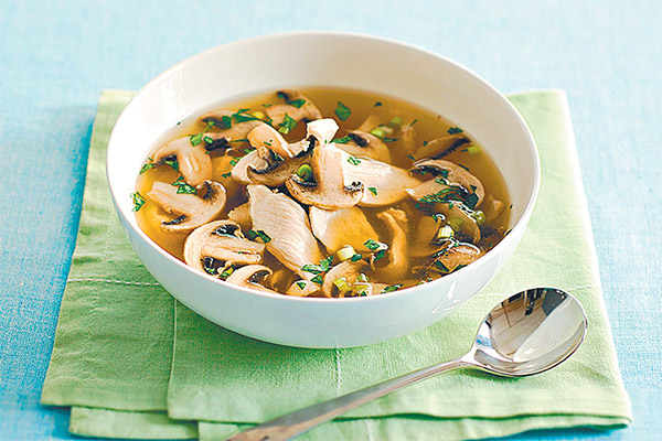 Soupe aux cèpes séchés