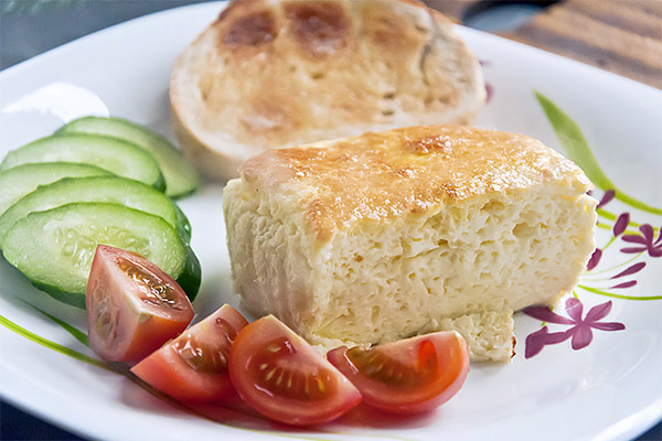 Omelette aux œufs d'oie