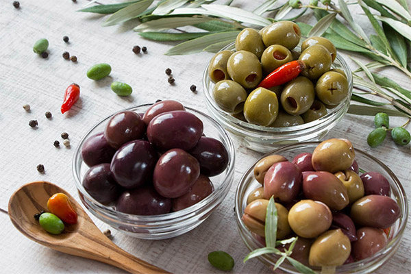 Utilisation des olives vertes et noires en cuisine