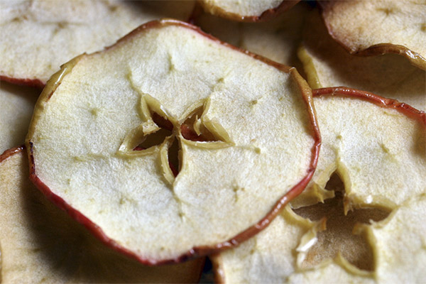 Les pommes séchées en médecine
