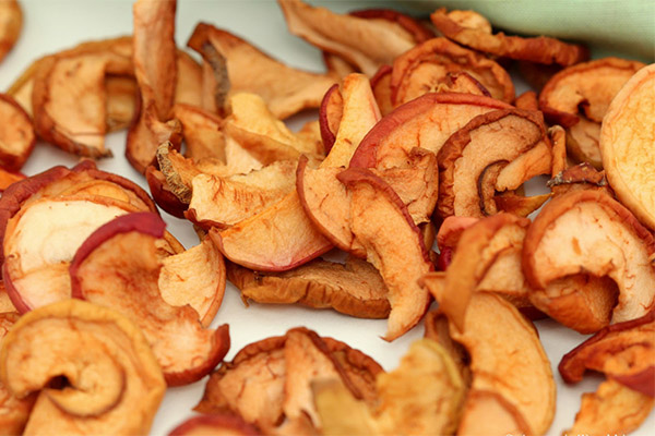 Séchage des pommes au four
