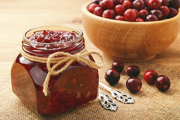 Confiture de canneberges