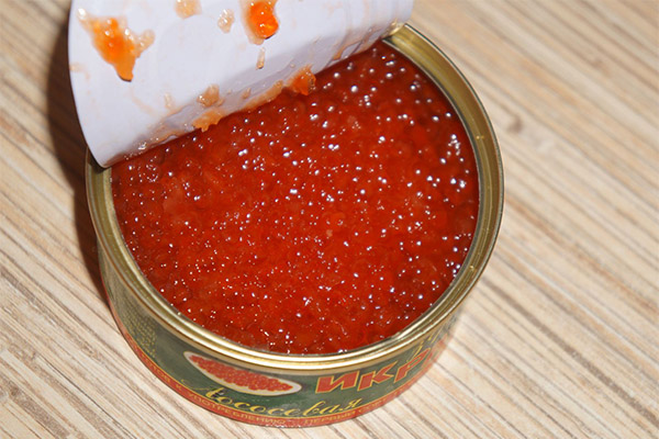 Comment conserver le caviar rouge dans une boîte en métal