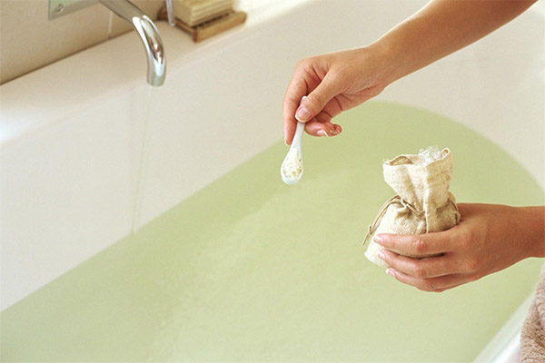 Sel de mer pour le bain