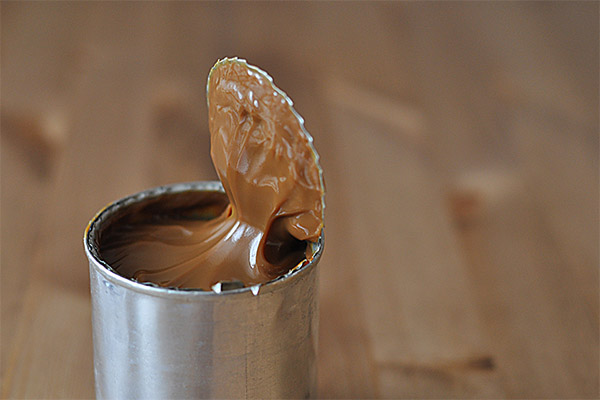 Lait concentré sucré cuit