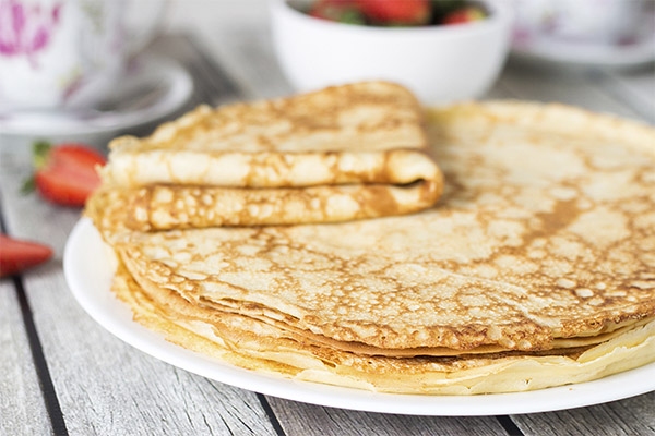 Crêpes au lait de chèvre