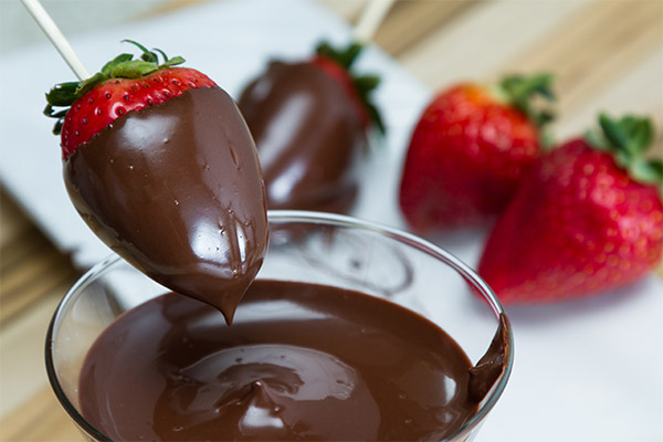 Fraises au chocolat