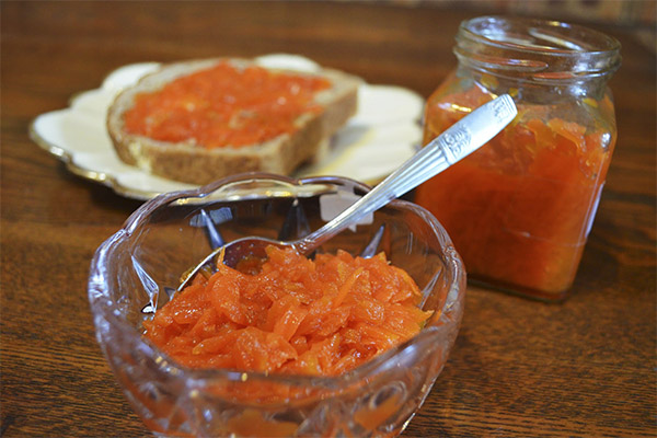 Lagerungsregeln für Karottenmarmelade