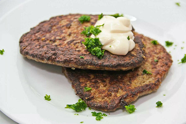 Galettes de pommes de terre au foie