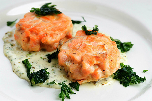 Galettes de saumon
