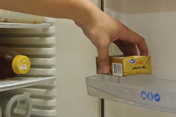 Wie lagern Sie Butter?