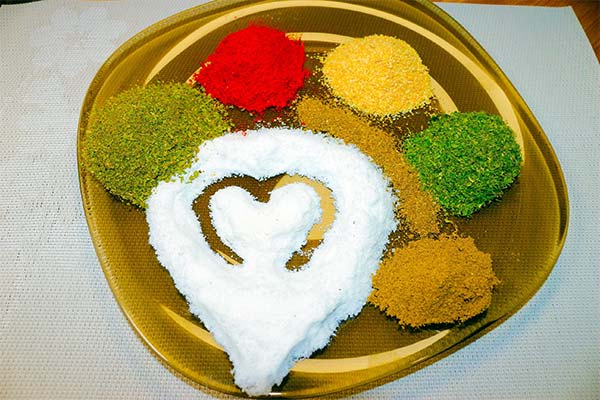 Recettes de sel adyguéen