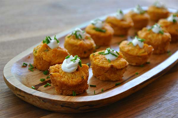 Muffins aux pommes de terre