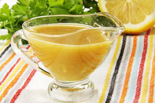 Sauce citron et moutarde