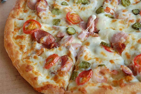Pizza au kéfir