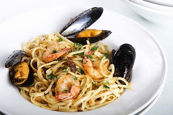 Spaghetti mit Meeresfrüchten