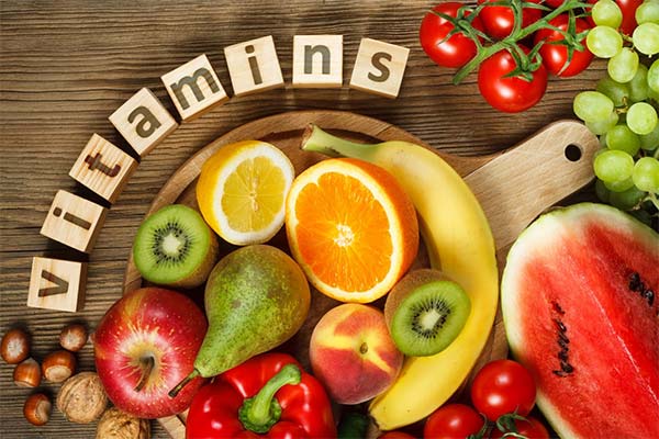 Schönheitsvitamine in Lebensmitteln