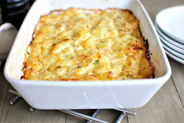 Gratin de pommes de terre violettes