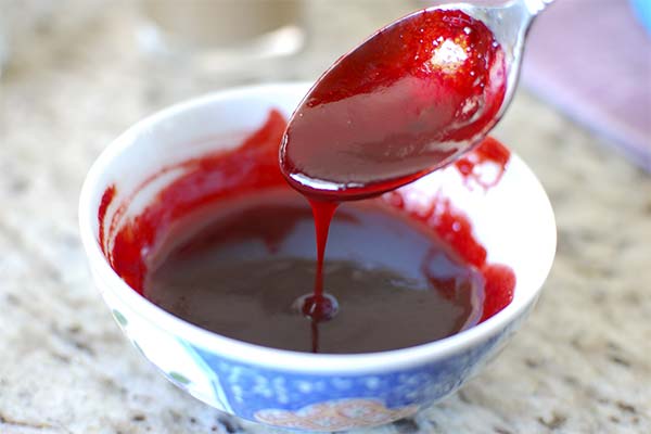Flüssige Marmelade